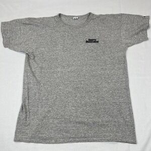 Retro 1990s Champion Gray Single Stitch Tshirt Sports Illustrated XL Made In USA